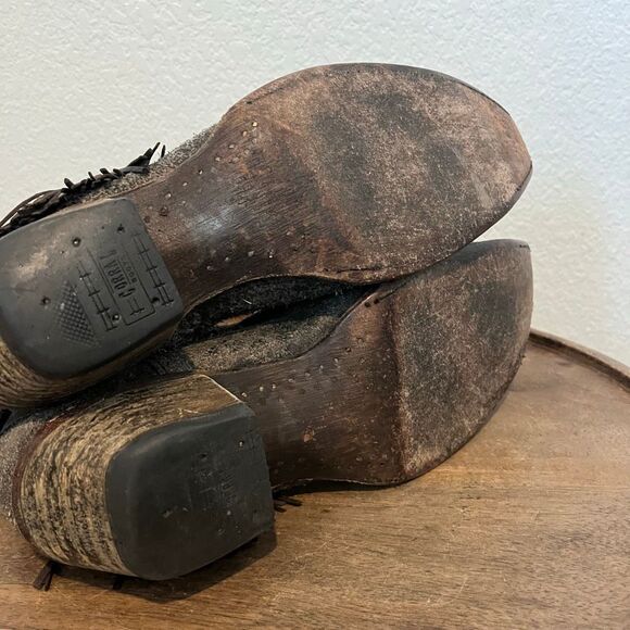 Corral Indie Spirid LD Brown Alamo Cowboy Ankle Boot Booties Women's Size 8.5 - Picture 9 of 14